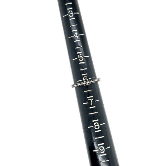 Pandora Thin Band Beaded Ring - Picture 7 of 7